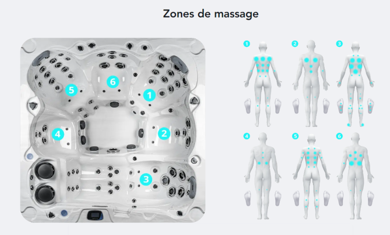 Spa MONTREAL, 6 places