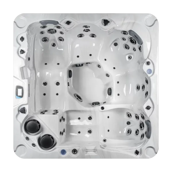 Spa carré à coques 5 places  modèle TORONTO à Annecy en Haute-Savoie